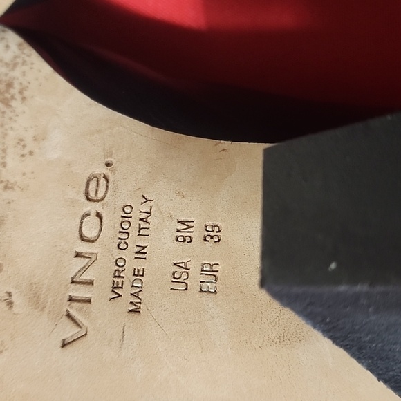 Vince Women's Vigo Leather Pointed Toe Mules - Picture 8 of 9